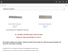 Tablet Screenshot of cox-shop.de